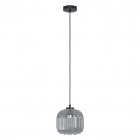 Eglo-Mantunalle 1 H/L 1X40W & 3X40W E27 Pendant Light -  BLK/BLK TR